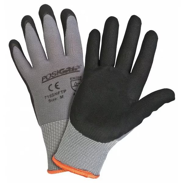 Coated Gloves, Foam Nitrile Palm, PK12, Ironcat, Mfr#: 715SNFTP/XXL