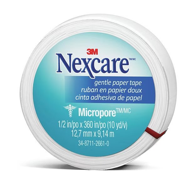 Nxcare Micrpr Papr FrstAid Tp, 530-P, PK72, Nexcare, Mfr#: 530-P1/2