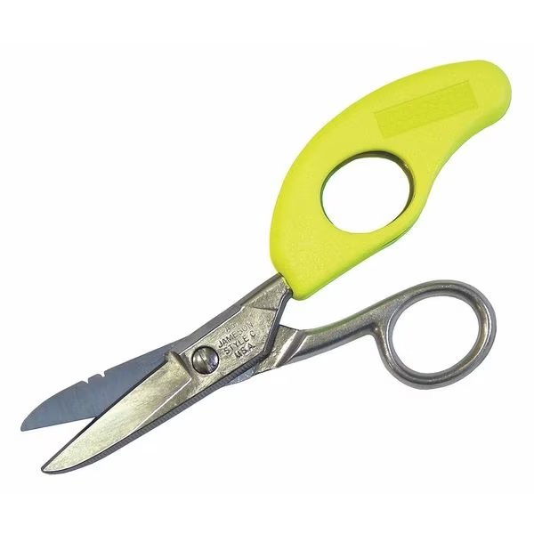 Electrician's Splicer Scisors w/ Snip Grip Ergonomic Handle, Jameson, Mfr#: 32-41NS