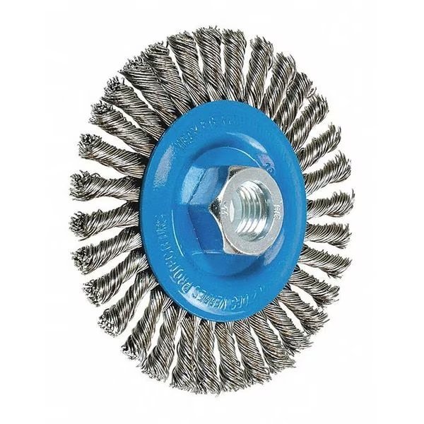 Stringer Bead Wheel Brush Knot 4"x3/16", Walter Surface Technologies, Mfr#: 13K414