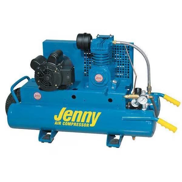 Air Compressor, 1.5 HP, 115/230V, 125 psi, Jenny, Mfr#: K15A-8P-115/1