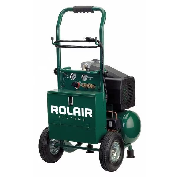 Air Compressor, 2 HP, 115V, 125 psi, Rolair, Mfr#: VT20TB