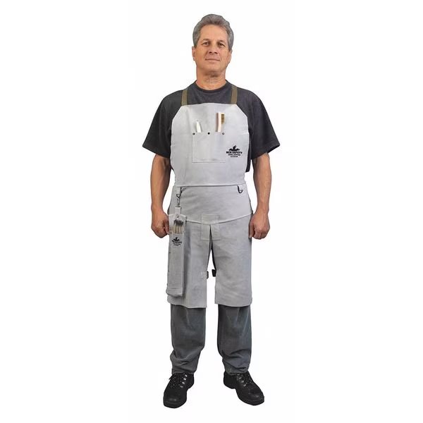 Leather Welding Bib Apron Split Leg 24X, Mcr Safety, Mfr#: 38236MW