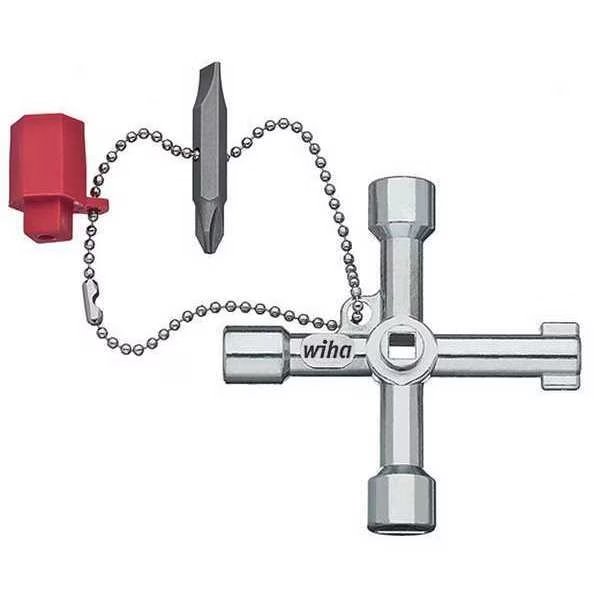 Control Cabinet Key, Dbl Ended, Wiha, Mfr#: 21103