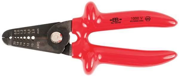 6 3/8 in Wire Stripper 20 to 10 AWG, Wiha, Mfr#: 10250