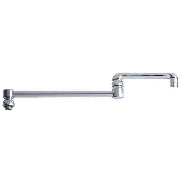 Double Jointed Spout, Brass, Chicago Faucet, Mfr#: DJ18JKABCP