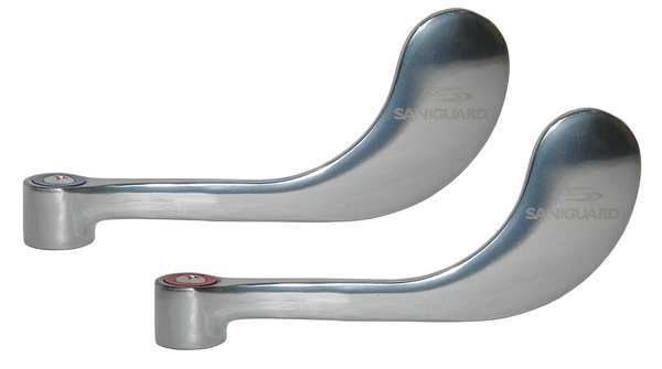Retrofit Wrist Handle, 4 In, Saniguard, PR, Encore, Mfr#: K94-0001-PR