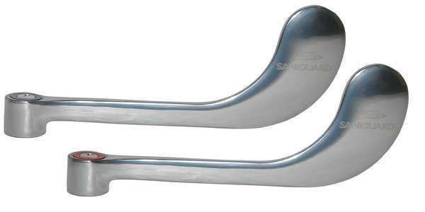 Retrofit Wrist Handle, 6 In, Saniguard, PR, Encore, Mfr#: K94-0001-6PR