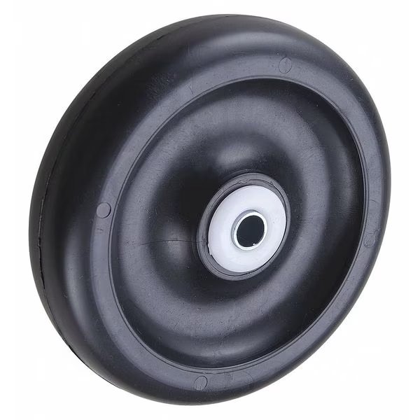 Caster Wheel, Polyolefin, 5in, 350 lb, Black, EnjoyTool Select, Mfr#: 26Y368