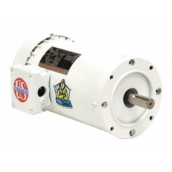 Motor, 1/3 HP, 1725, 56C, 208-230/460V, U.S. Motors, Mfr#: WD13S2ACR