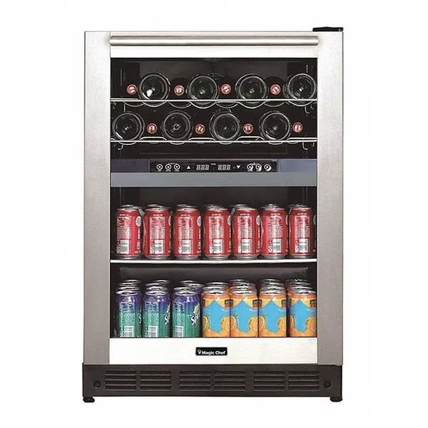 Dual-Zone Built-In Beverage Center, Magic Chef, Mfr#: BTWB530ST1