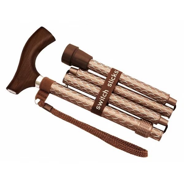 Walking Stick, Adjustable, 32-37", Cognac, Switch Sticks, Mfr#: 502-2000-5207