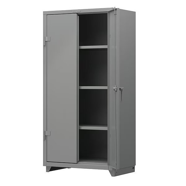 14 ga. Steel Storage Cabinet, Stationary, Strong Hold, Mfr#: 36-243-L