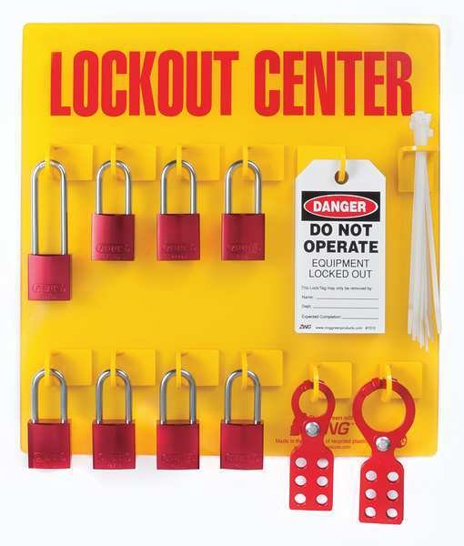 Lockout Station, Filled, Electrical, Zing, Mfr#: 2727