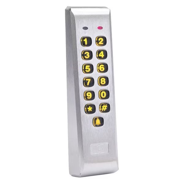Access Keypad Mullion, 1-5/7 in. W, Black, Linear, Mfr#: 212ILM-AL