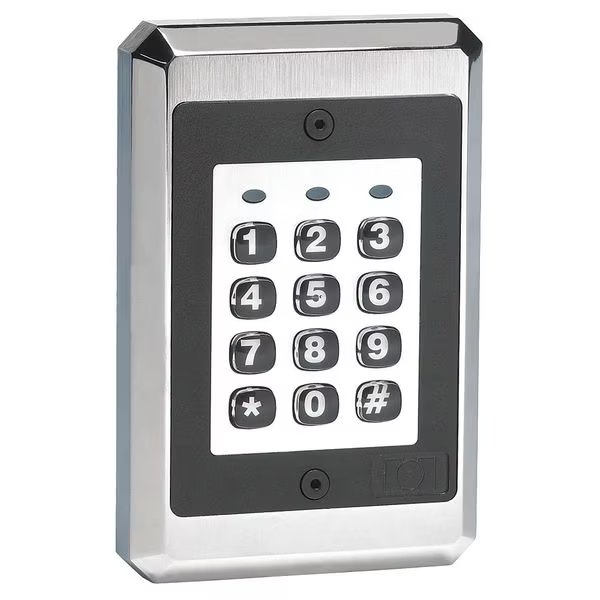 Access Keypad Weatherized, 3-1/2inW, Black, Linear, Mfr#: 212ILW