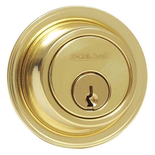 Deadbolt, Medium-Duty, Alike, Schlage, Mfr#: B560P 605 C KA4