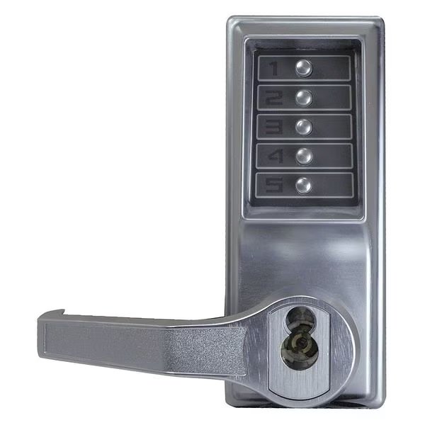Push Button Lock, Entry, Key Override, Simplex, Mfr#: LL1041B-26D-41