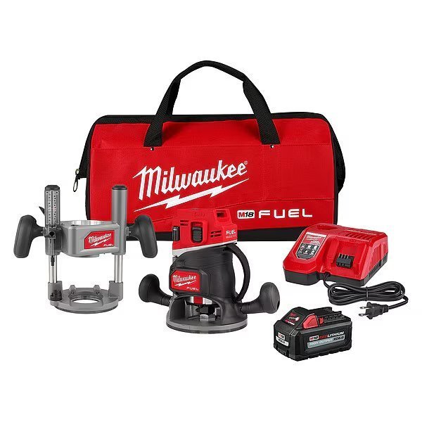 M18 FUEL 1/2 in. Router Kit, Milwaukee Tool, Mfr#: 2838-21