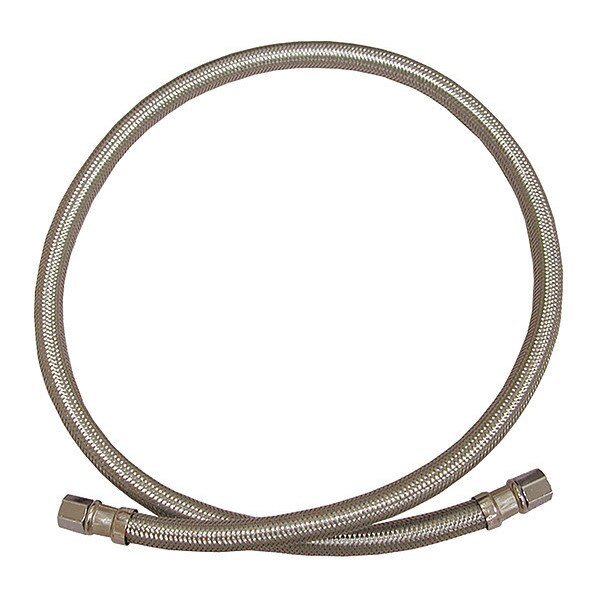 Icemaker Connector, 84", Flex 1/4" OD, SS, Jones Stephens, Mfr#: S04232