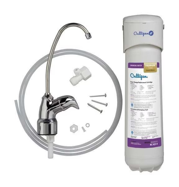 Water Filter System, 0.5 gpm, 0.5 Micron, 14 in H, Culligan, Mfr#: US-EZ-4