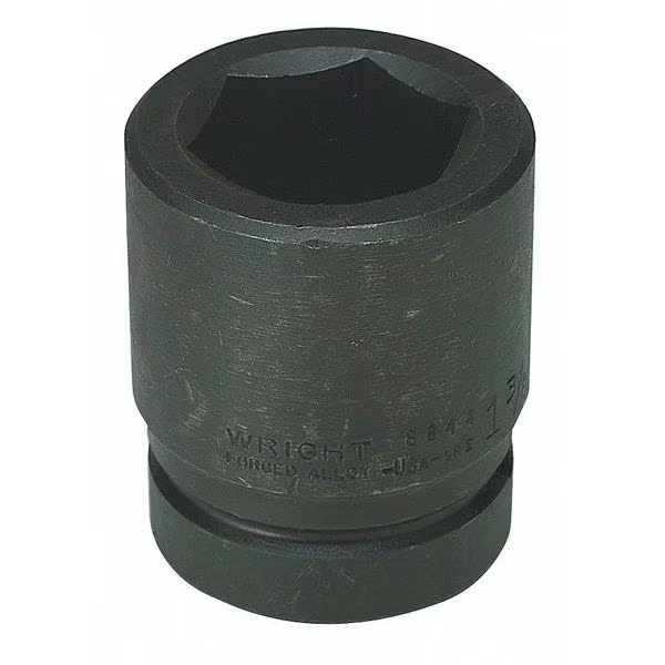 1 in Drive Impact Socket 1 7/8 in Size, Standard Socket, black oxide, Wright Tool, Mfr#: 8860