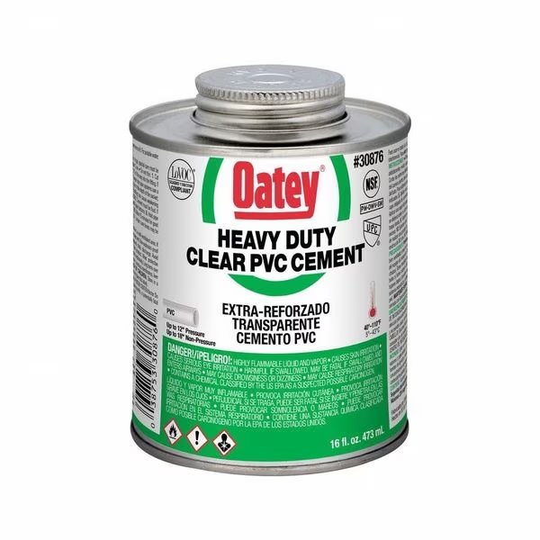 Cement, Low VOC, 16 oz., Clear, Oatey, Mfr#: 30876
