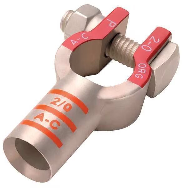 Battery Terminal, Straight, 4/0 ga, Ylw, PK5, Eco-Max, Mfr#: 058427-1