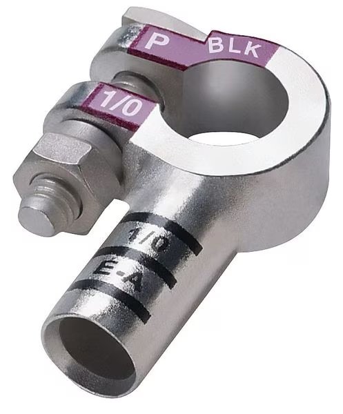 Left Elbow Battery Terminal, 2/0 ga, PK5, Eco-Max, Mfr#: 058439-1