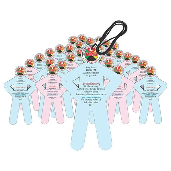 Pediatric Patient Victim Cards, PK32, Disaster Management Systems, Mfr#: DMS-05873