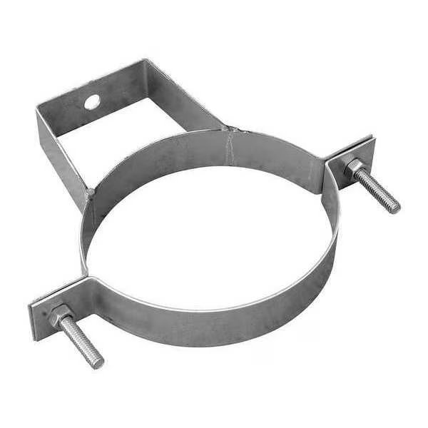 Pipe Hanger, 14 in Duct Dia, Galvanized Steel, 14 GA, 16-3/8" L x, Nordfab, Mfr#: 8010004165