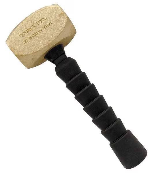Hammer, 60.8 oz., Manganese Bronze, Council Tool, Mfr#: NSBRZDF38FG