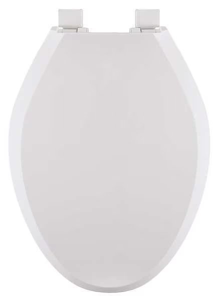 Toilet Seat, With Cover, Slow Close Toilet Seat, Elongated, White, Centoco, Mfr#: GR3800SC-001
