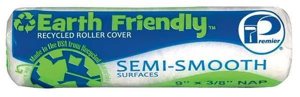 9" Paint Roller Cover, 3/8" Nap, Polyester, Premier, Mfr#: EF938