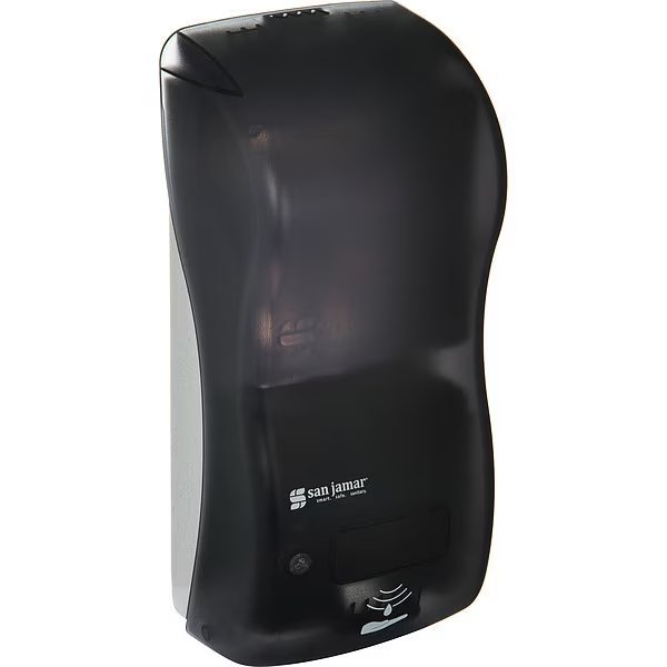 Soap Dispenser, Hybrid, 900mL, Black, San Jamar, Mfr#: SH900TBKGR