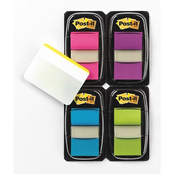 Post-itFlags 680PPBGVA, 1"x1.7", Asso, PK12, Post-It, Mfr#: 680-PPBGVA