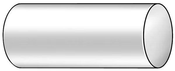 Rod, Aluminum, 6063, 1 In Dia x 8 ft. L, EnjoyTool Select, Mfr#: 6ALN3