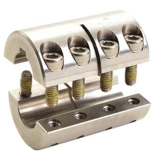 Coupling, Two Piece, Bore Dia 1 1/4 In, Ruland, Mfr#: SPC-20-20-SS