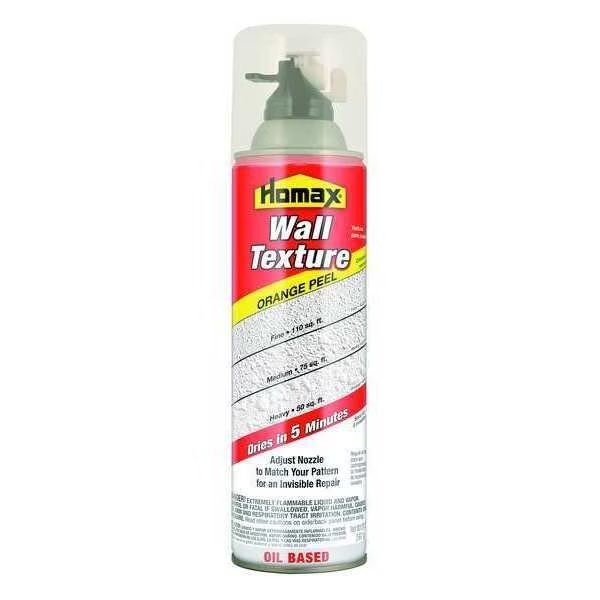 Wall Textured Spray Patch, White, Orange Peel, 20 oz, Homax, Mfr#: 4055