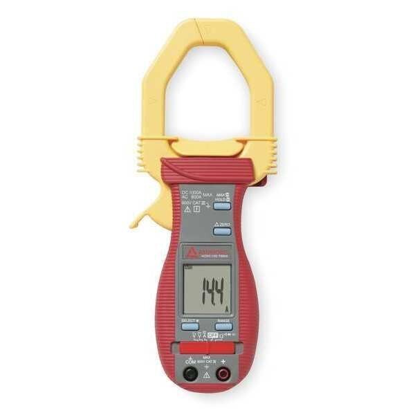 Clamp Meter, Backlit, 800 A, 2.0 in (51 mm) Jaw Capacity, Cat III 600V Safety Rating, Amprobe, Mfr#: ACDC-100 TRMS