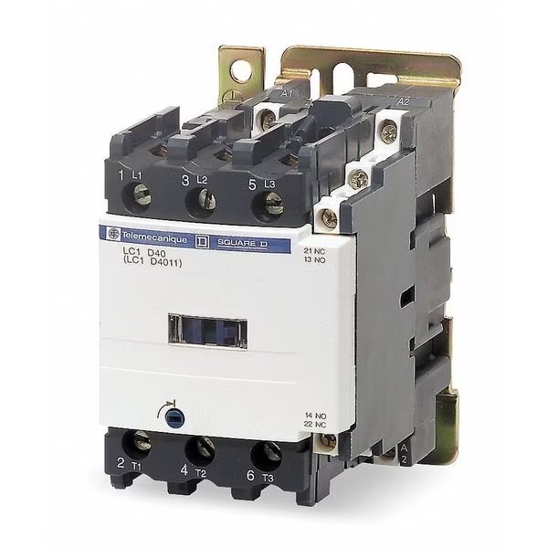 IEC Magnetic Contactor, 3 Poles, 240 V AC, 65 A, Reversing: No, Schneider Electric, Mfr#: LC1D65AU7