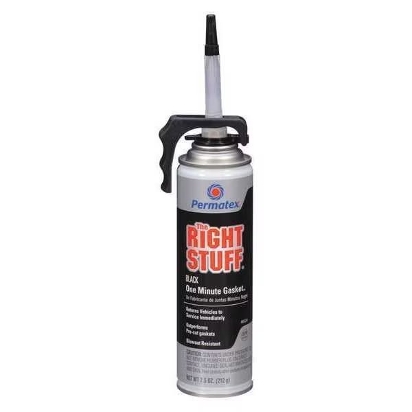 Instant Sealing, Oil-Resistant Gasket Maker, 7.5 oz, Black, Temp Range -75 to 500 Degrees F, Permatex, Mfr#: 85224