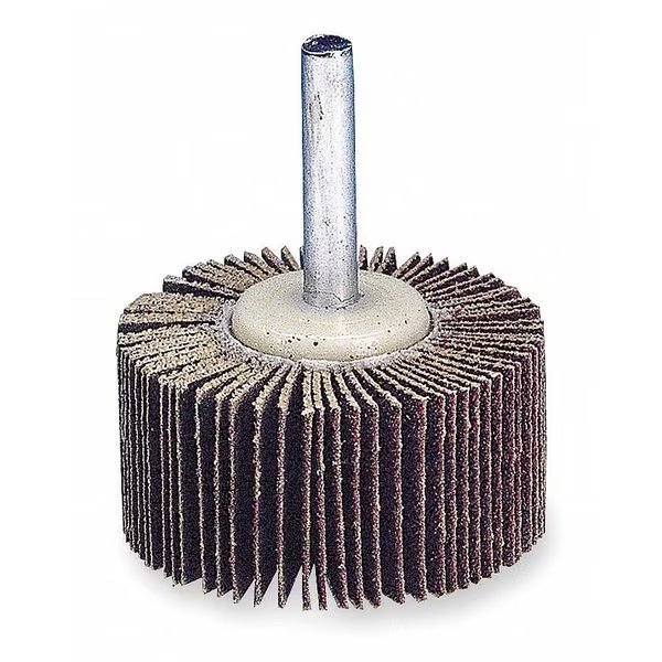Flap Wheel, 1 Dia, 1 W, Shk 1/4, 40, Merit, Mfr#: 08834131259