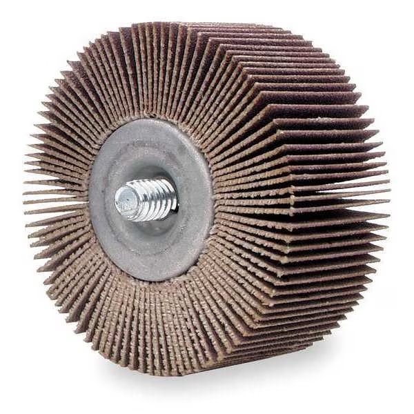 Flap Wheel, AO, 1x1x1/4-20 Shank, 120G, Merit, Mfr#: 08834131576