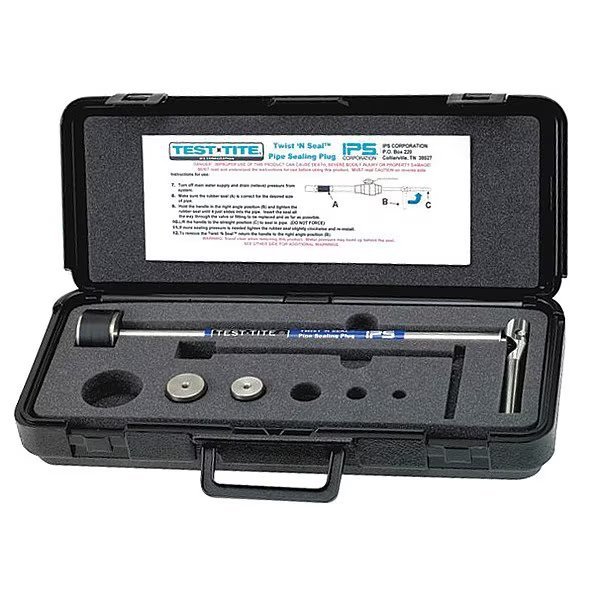 Twist 'N Seal Pipe Sealing Plug Kit 1-1/4" to 2", Test-Tite, Mfr#: 83790
