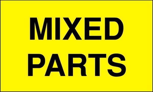 3" x 5" Adhesive Back Shipping Labels, Mixed Parts, Pk500, Tapecase, Mfr#: 16U889