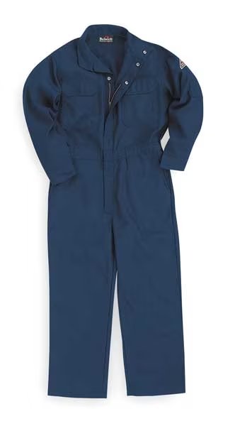 Flame-Resistant Coverall, Navy, L, HRC1, Vf Imagewear, Mfr#: CNB2NV RG 44