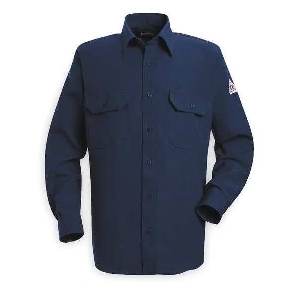 Flame Resistant Collared Shirt, Navy, Nomex(R), M, Vf Imagewear, Mfr#: SND2NV RG M