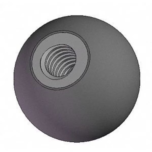 Ball Knob, 5/8-11 Thread Size, 1.75"L, Steel, Innovative Components, Mfr#: GN1C----B7-L-21