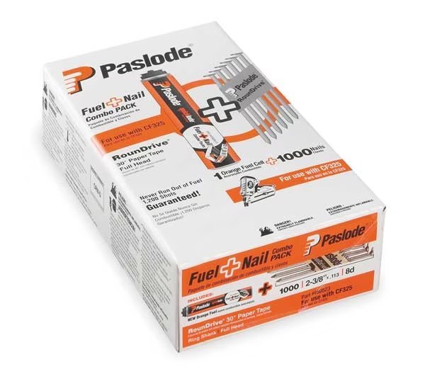 Collated Framing Nail, 2-3/8 in L, Not Applicable, Bright, Offset Round Head, 30 Degrees, 1000 PK, Paslode, Mfr#: 650522